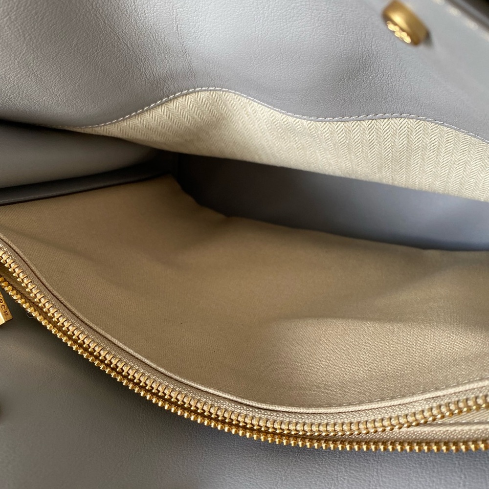 NWOT Tory Burch LEE RADZIWILL STRIPE DOUBLE BAG $1,098 - Picture 11 of 12